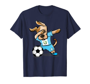 Dog Dabbing Guatemala Soccer Jersey Shirt Football Lover Tee