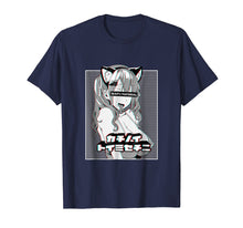 Load image into Gallery viewer, Ahegao face t shirt lewd anime shirt and neko cosplay gift
