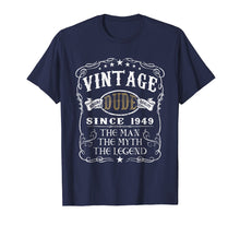 Load image into Gallery viewer, 70 Years Old 1949 Vintage 70th Birthday T Shirt Decorations
