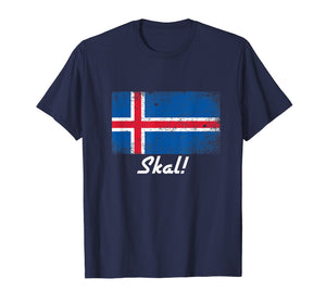 Skal Norwegian Flag Friendship Scandinavian Drinking T-Shirt