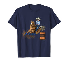 Load image into Gallery viewer, Barrel Racing Horse T Shirt Country Western Womens Girls Kid
