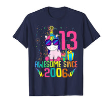 Load image into Gallery viewer, 13 Years Old 13th Birthday Unicorn Shirt Girl Daughter Gift

