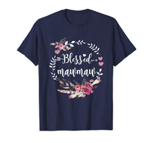 Load image into Gallery viewer, Blessed Mawmaw Shirt Thanksgiving Floral Funny Gift T-Shirt
