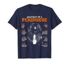 Load image into Gallery viewer, Anatomy Of A Pekingese Dogs T Shirt Funny Gift

