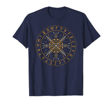 Load image into Gallery viewer, Aegishjalmur Shirt Nordic Viking Symbol Helm Of Awe T-Shirt
