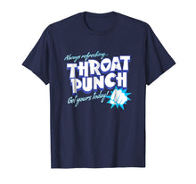 Load image into Gallery viewer, Distressed Refreshing Throat Punch T-Shirt Blue
