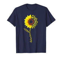 Load image into Gallery viewer, Be Here Tomorrow Sunflower Semicolons T Shirt
