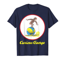 Load image into Gallery viewer, Curious George Having A Ball On The Beach Graphic T-Shirt
