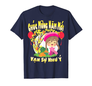 2020 Rat - Girl Vietnamese Lunar New Year Kids T shirt Gift