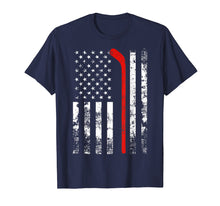 Load image into Gallery viewer, American Flag Hockey USA Patriotic Gift T-Shirt

