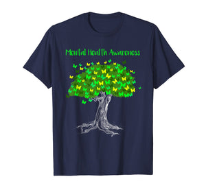 Mental Health Awareness Shirt Warrior Tree Hope And Strenght
