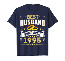 Load image into Gallery viewer, Mens 24th Wedding Anniversary Gifts Best Husband Since 1995 Shirt
