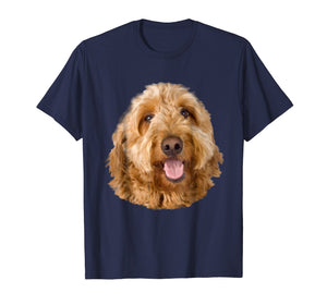 Big Face Golden doodle Dog Tee Golden doodle Funny T shirt