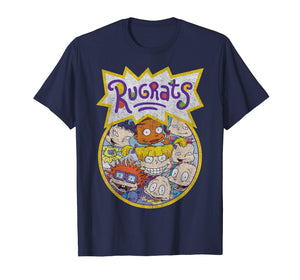 Rugrats Every Baby Vintage Circle Title Graphic T-Shirt