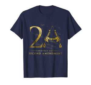 2A Protect The Second Amendment Veteran Day T-Shirt Military