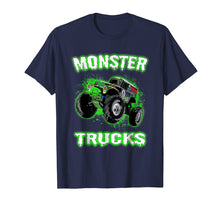Load image into Gallery viewer, Monster Truck Christmas Birthday Gift Green Big Car Tee
