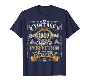 Classic 79th birthday gift Vintage 1940 tshirt for men women