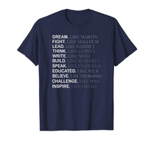 Load image into Gallery viewer, Black History Month T-shirt, Inspire like Obama Shirt
