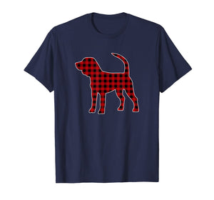 Beagle Christmas Red Plaid Buffalo Family Pajamas Xmas Gifts T-Shirt