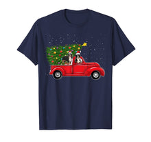 Load image into Gallery viewer, Bernese Mountain Dog Christmas On Red Car Truck Xmas Tree T-Shirt
