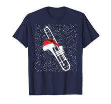 Load image into Gallery viewer, Christmas Trombone Shirt - Santa Trombone Funny Xmas Pajama T-Shirt
