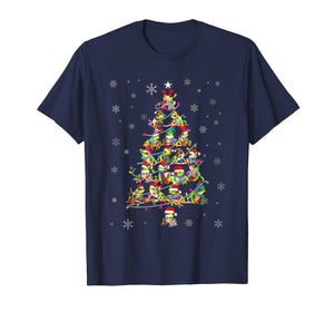 Cute Frog Christmas Tree gift decor Xmas tree T-Shirt