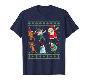 Dabbing Santa Squad Christmas Ugly Xmas Sweater T-Shirt