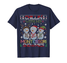 Load image into Gallery viewer, Cute Chillin With My Snowmies Montessori Teacher Xmas T-Shirt
