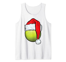 Load image into Gallery viewer, Christmas Tennis Ball Santa Hat Funny Sport Xmas Boys Kids Tank Top
