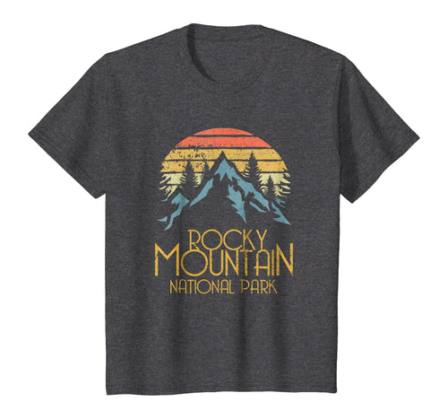 Vintage Rocky Mountains National Park Colorado Retro T-Shirt