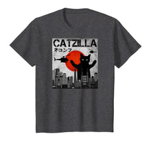 Load image into Gallery viewer, Vintage CATZILLA Japanese Sunset Style - Cat lovers T-Shirt
