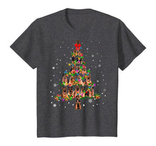 Load image into Gallery viewer, Cute German Shepherd dog Christmas Tree gift decor Xmas tree T-Shirt
