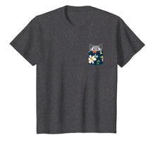 Load image into Gallery viewer, Cute Cat Faux Fake Pocket T-Shirt For Girls, Women and Men
