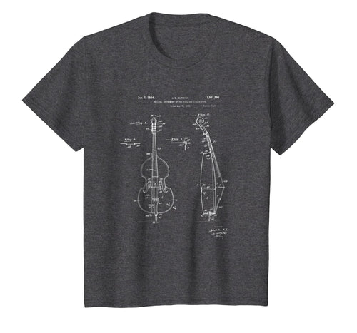 Vintage Patent Print 1934 Double Bass Player T-Shirt