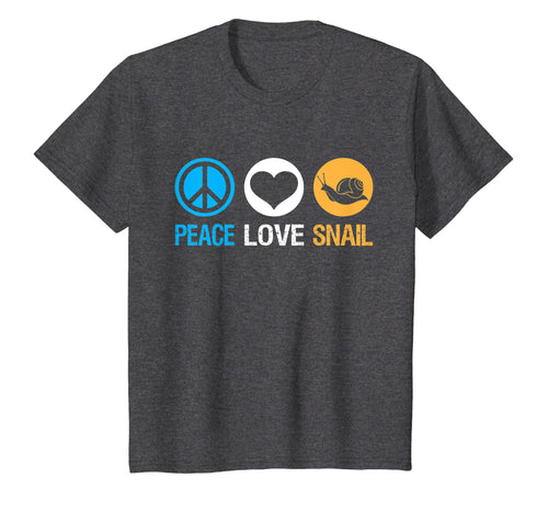 Vintage Peace Love Snail T-Shirt Snails Lover Gifts