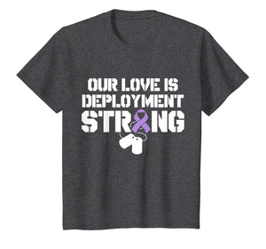 Military Child Month Purple Up Pride Deployment T Shirt
