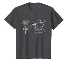 Load image into Gallery viewer, Salt And Copper Funny Periodic Table Chemistry Pun T Shirt
