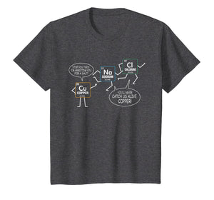 Salt And Copper Funny Periodic Table Chemistry Pun T Shirt
