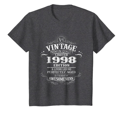 Vintage Made In 1998 - 21 Years Old Shirt 21st Birthday Gift