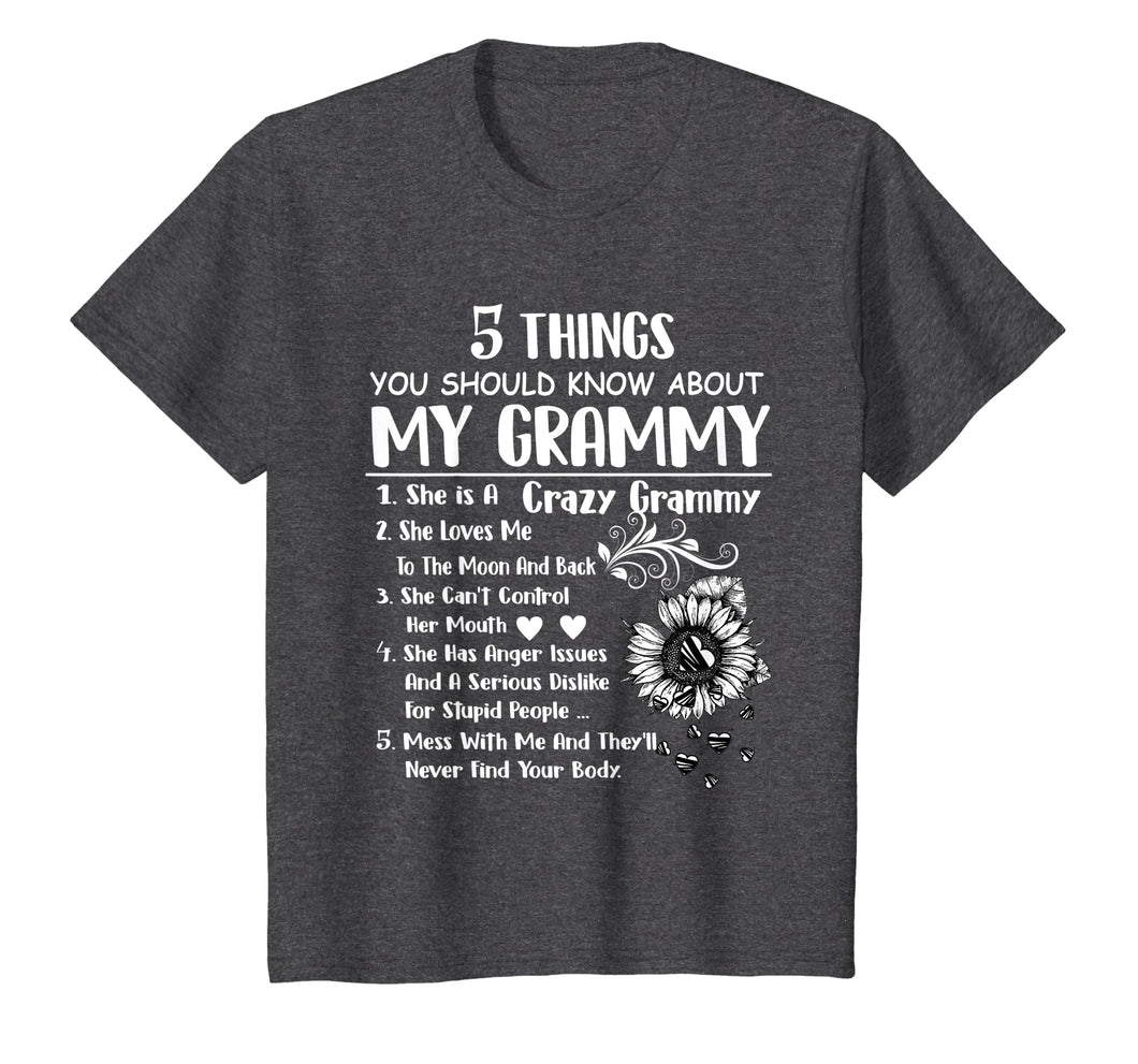 5 things you should know about my grammy T-shirt
