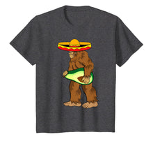 Load image into Gallery viewer, Bigfoot Carrying avocado shirts Cinco de Mayo Sasquatch men

