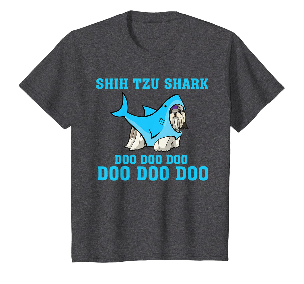 Shih Tzu Shark Doo Doo Doo Tshirt Funny Shih Tzu Lover Gifts