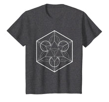 Load image into Gallery viewer, Metatrons Merkaba Sacred Geometry T-Shirt
