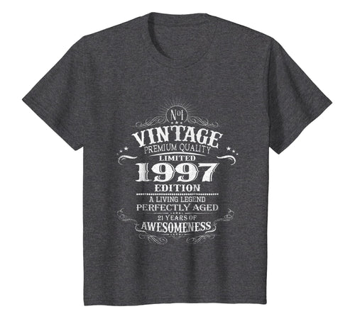 Vintage Made In 1997 - 21 Years Old Shirt 21st Birthday Gift
