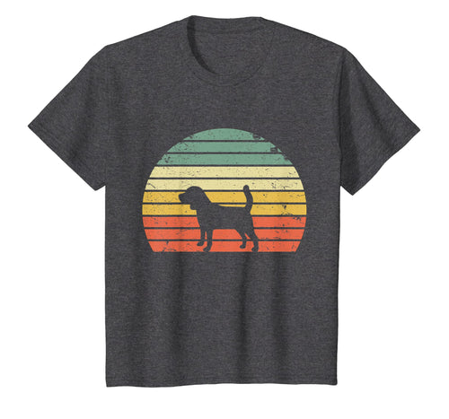 Vintage Retro Beagle Shirt Sunset Colorful Tshirt