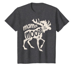 Mama Moose T Shirt Women Mothers Day Family Matching Tees