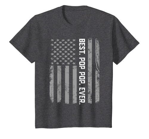 Best Pop pop Ever Vintage American Flag T Shirt for Dad Papa