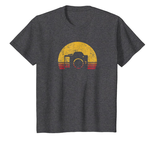 Vintage Retro Sunset Camera Shirt Photographer Gift