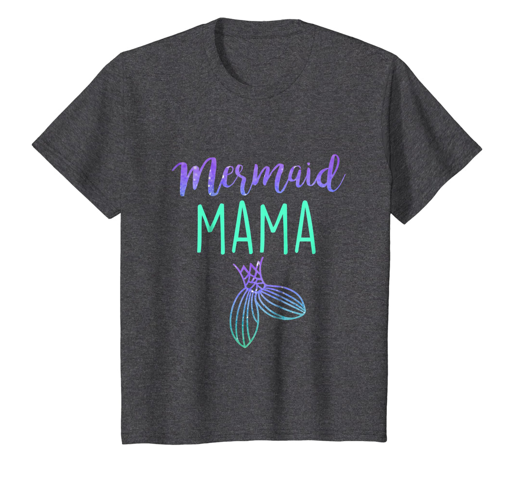 Mermaid Mama Mom Mermaid Birthday Party Shirt