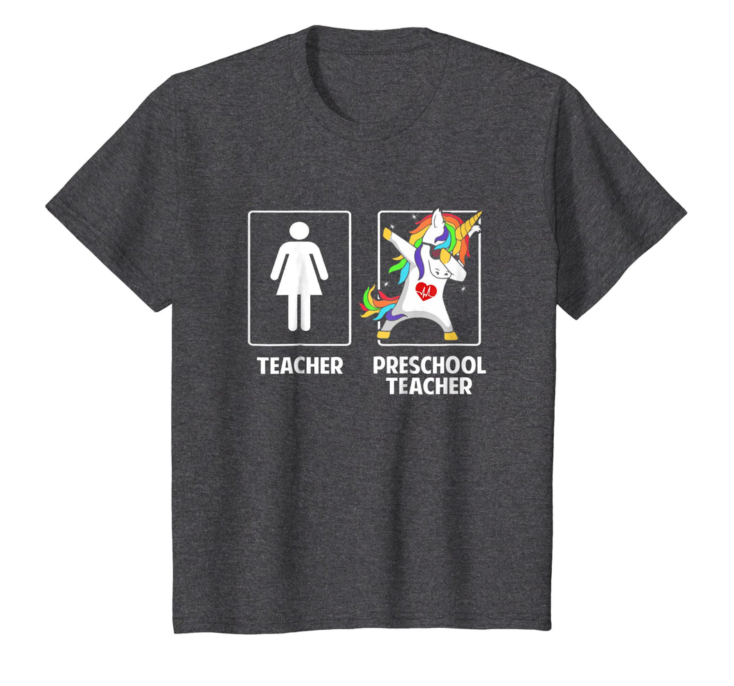 Preschool Pre-K Teacher Unicorn Dabbing Funny T Shirt Gifts